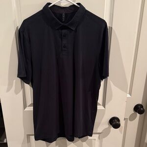 Lululemon Athletica Navy Evolution Polo Shirt